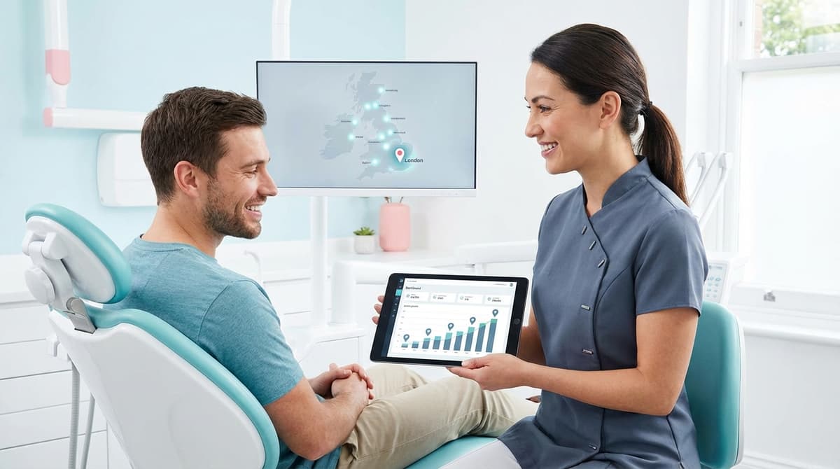 Cost of local SEO for Invisalign in UK dentistry.