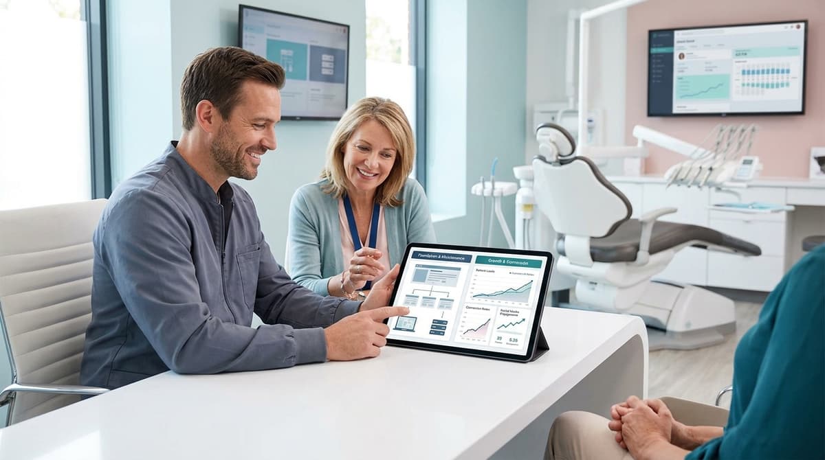 Webmaster vs digital marketer for dental social media.