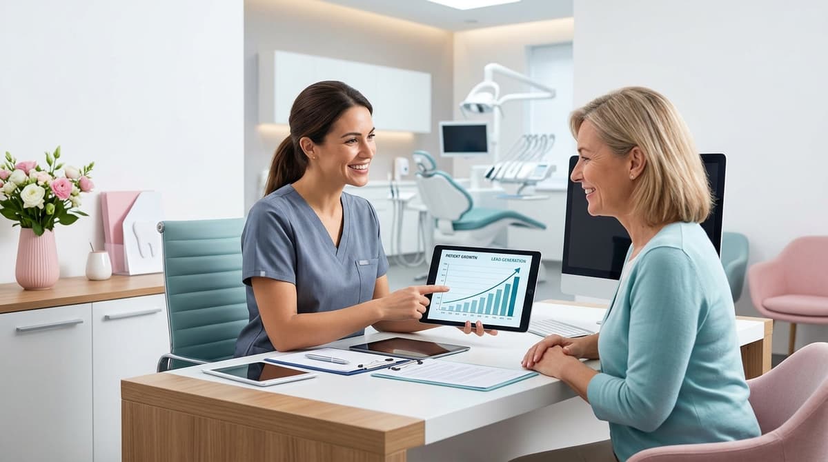 Pricing for Facebook ads webmaster for dental clinics.