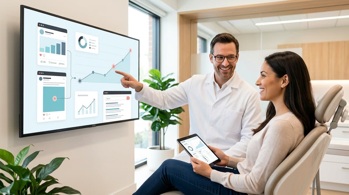 Dental social content results report