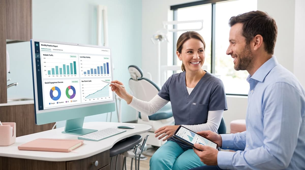 Dental content performance report