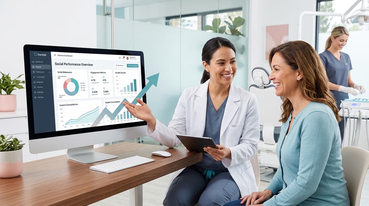 Dental social media content and engagement review
