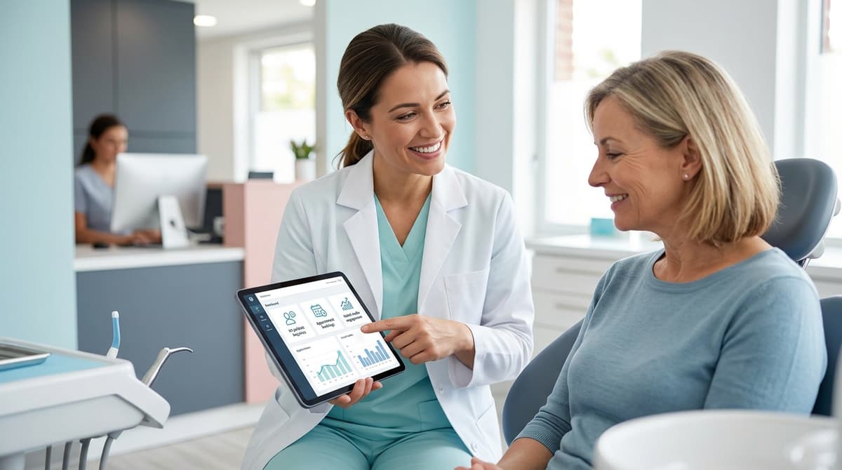 What can a free social report reveal about a dental practice?