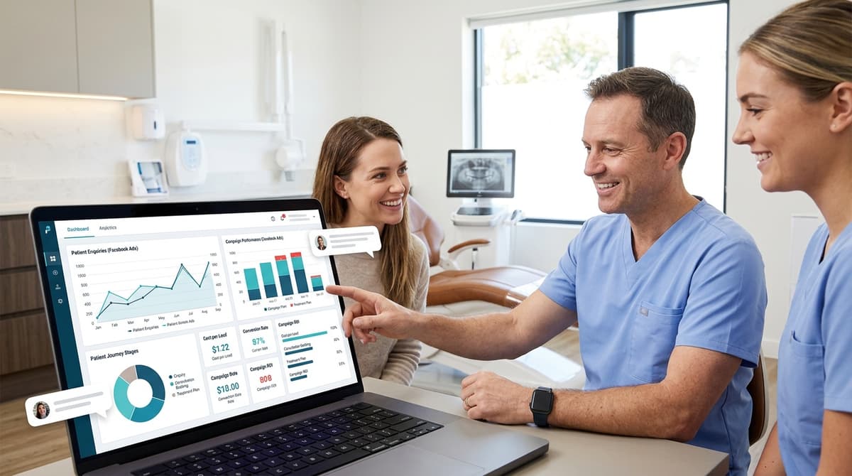 Dental Facebook ads reporting and patient acquisition tracking