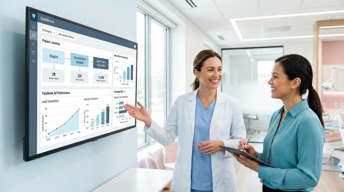 How can dentists improve Facebook ads reporting?