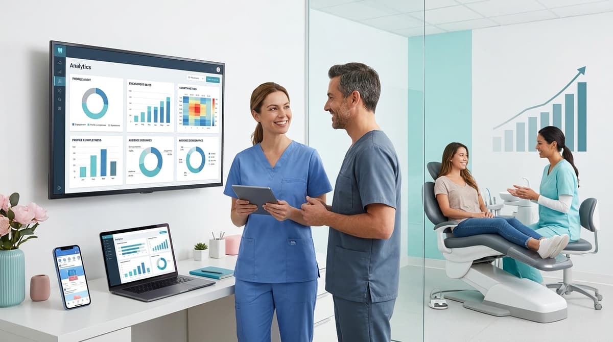 Dental clinic social media action plan example