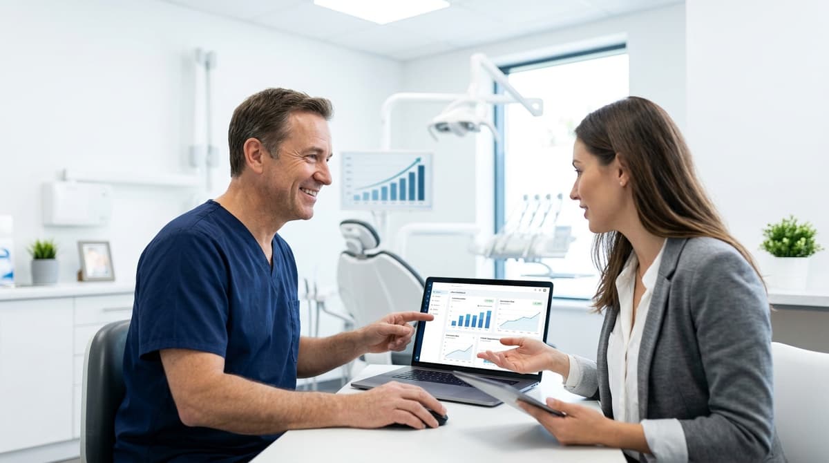 Dental clinic social media engagement analysis example