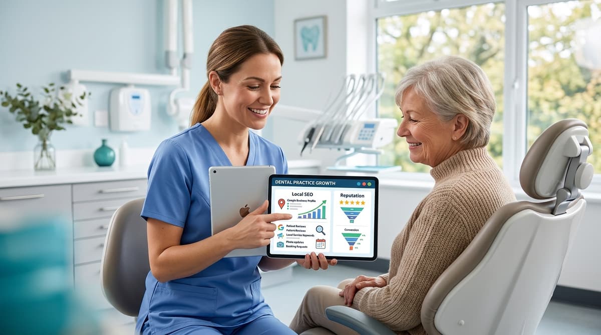 Comparison of local SEO work and reputation tool fees for UK dental practices