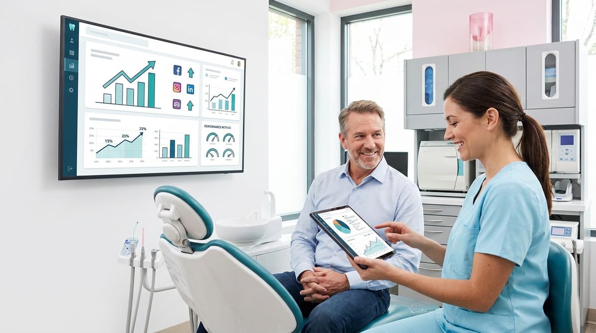 Social media performance review for a UK dental practice
