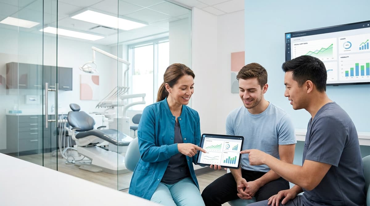 Dental practice social advertising budget review