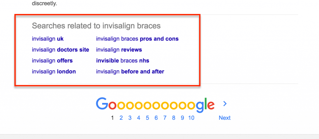 google-related-searches