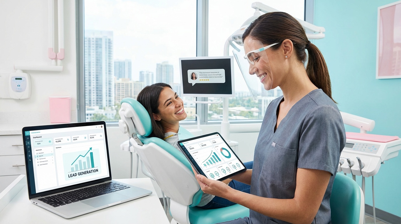 Invisalign marketing vs implant marketing services comparison.