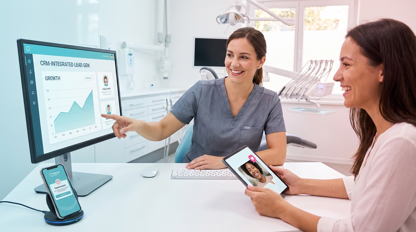 Best CRM-integrated lead gen for Invisalign dentists.