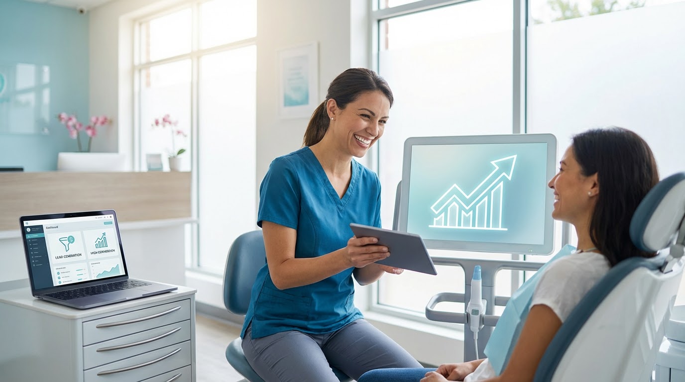 Compare team training and lead gen for Invisalign conversion.