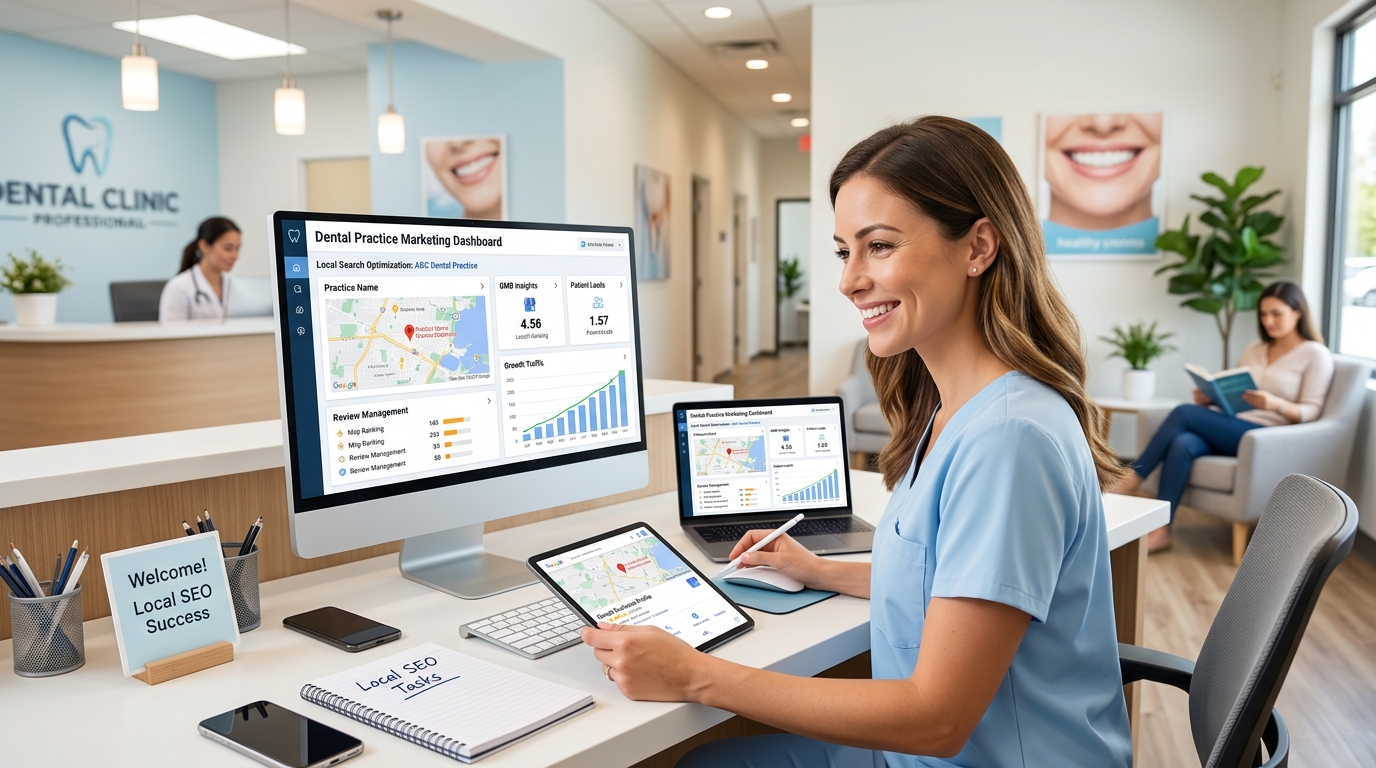 Alternatives to hiring a webmaster for local SEO dentists.