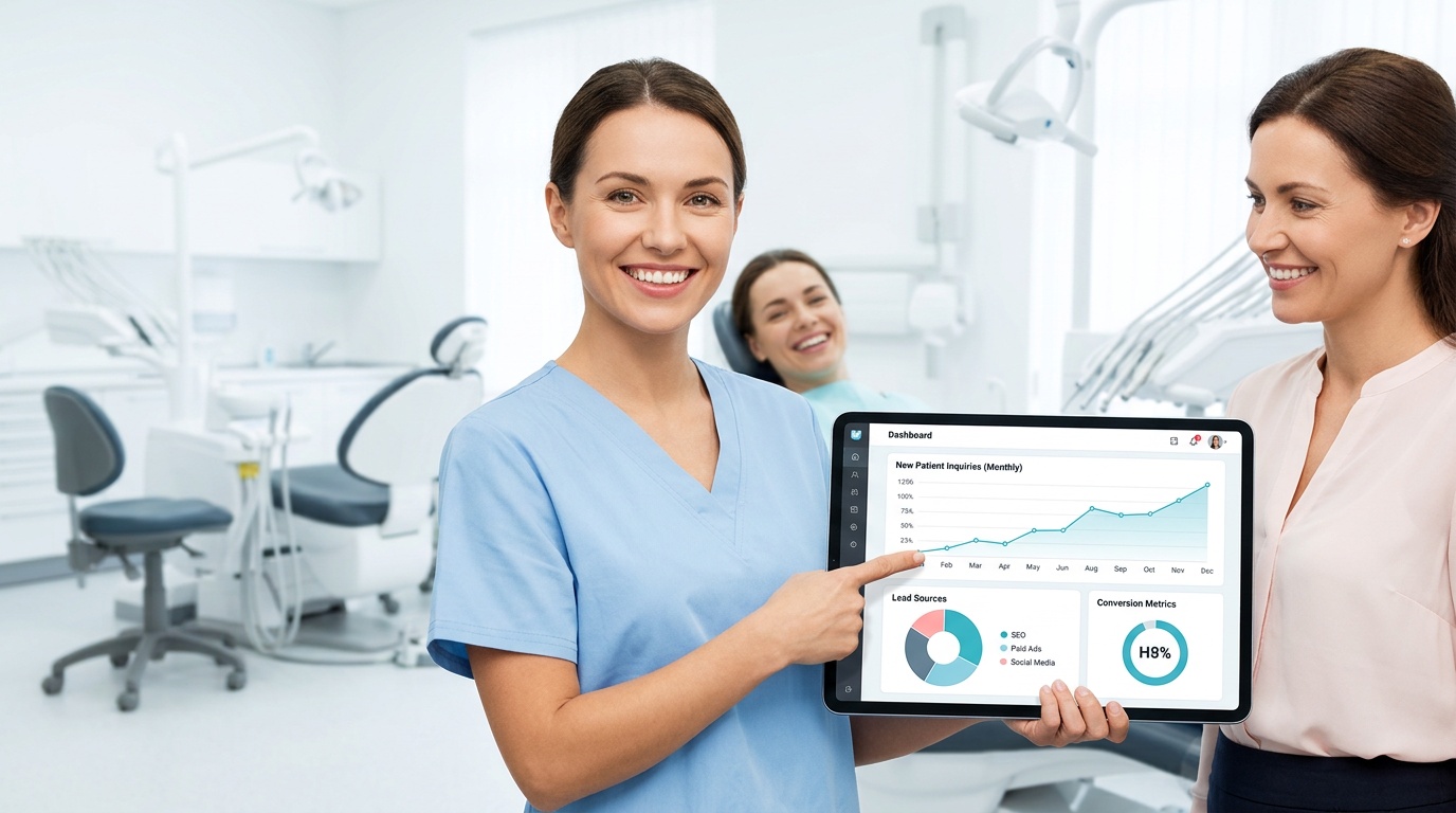 Affordable full-time webmaster for dental clinics UK.