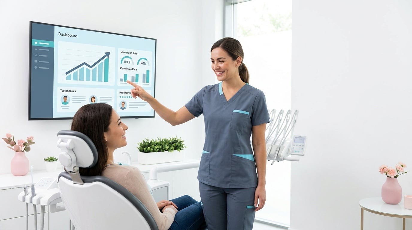 How much for webmaster services in dental implant marketing?