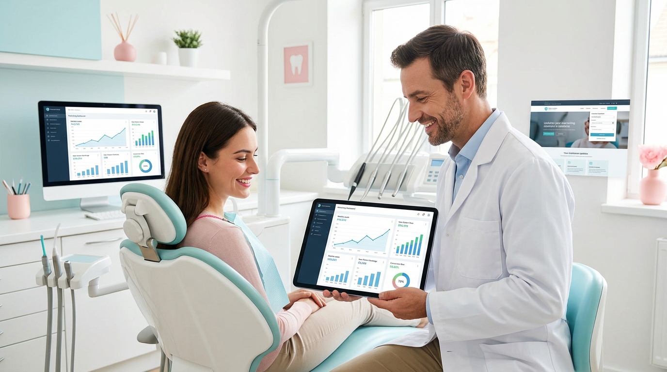 Pricing for full-time webmaster in dental website design.
