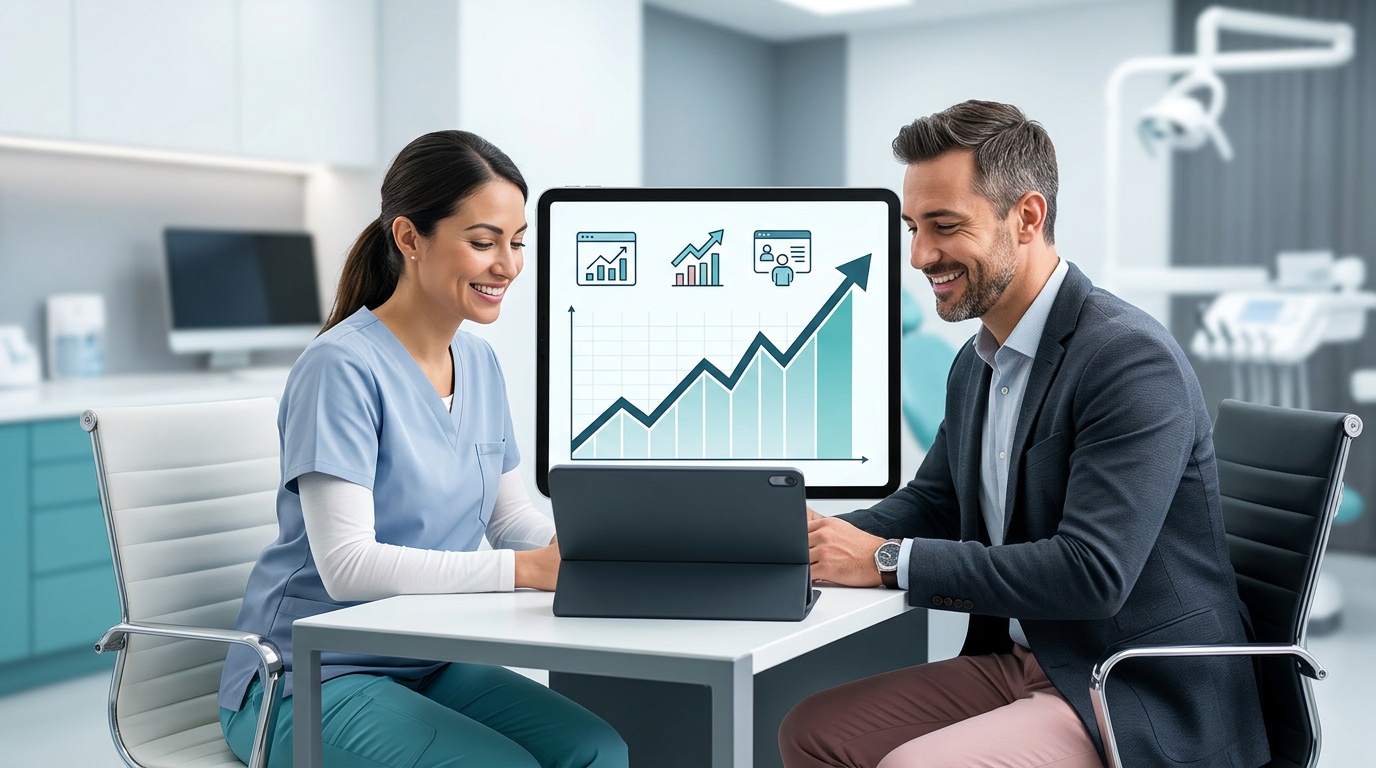 Webmaster vs agency for online marketing for dentists.