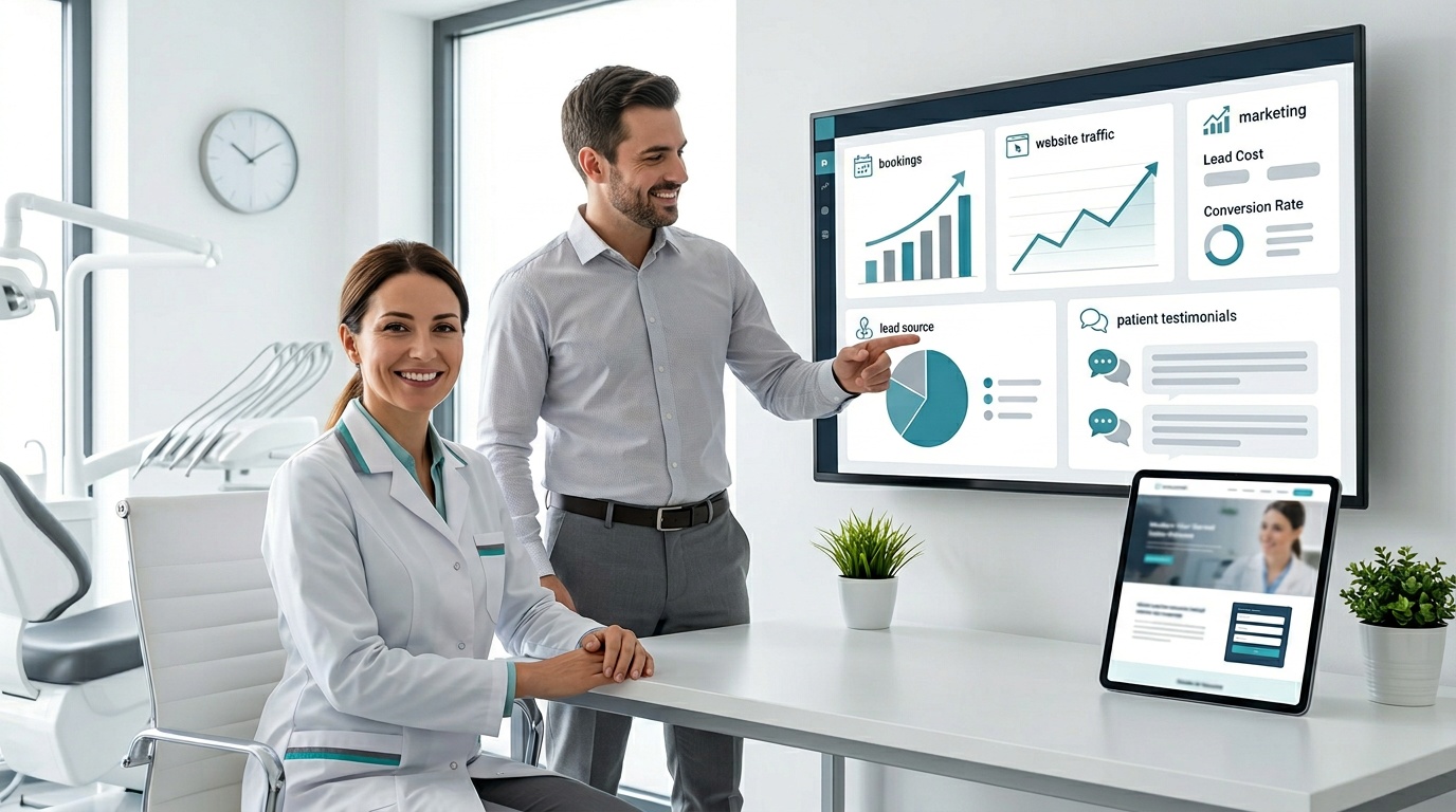 How much for full-time webmaster in dental web design?